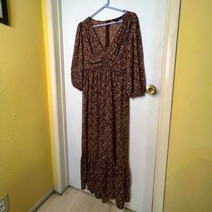 Forever 21 Floral Bohemian Maxi Dress